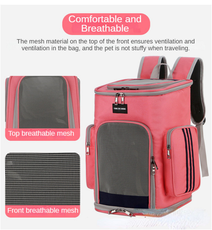 Torba za kućne ljubimce Torba za mačke Veleprodaja Go Out Prijenosna ruksak Torba za pse Školska torba Potrepštine za kućne ljubimce Prozračni kavez za mačke Torba za mačke Ruksak za kućne ljubimce