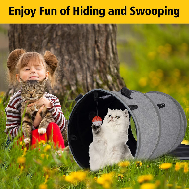 3 u 1 nosiljke za kućne ljubimce Prijenosna igračka tunel za mačke Prozračna sklopiva torba Krevet za mačku Torbe za nošenje pasa Putna torba za štene