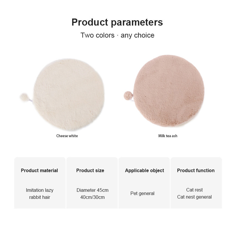 Ümmargused kassivoodid, imitatsioon küüliku karusnahast lemmiklooma magamismatt Pehme Shag Palus koerapadi libisemisvastane masinaga pestav isesoojenev lemmikloomamatt