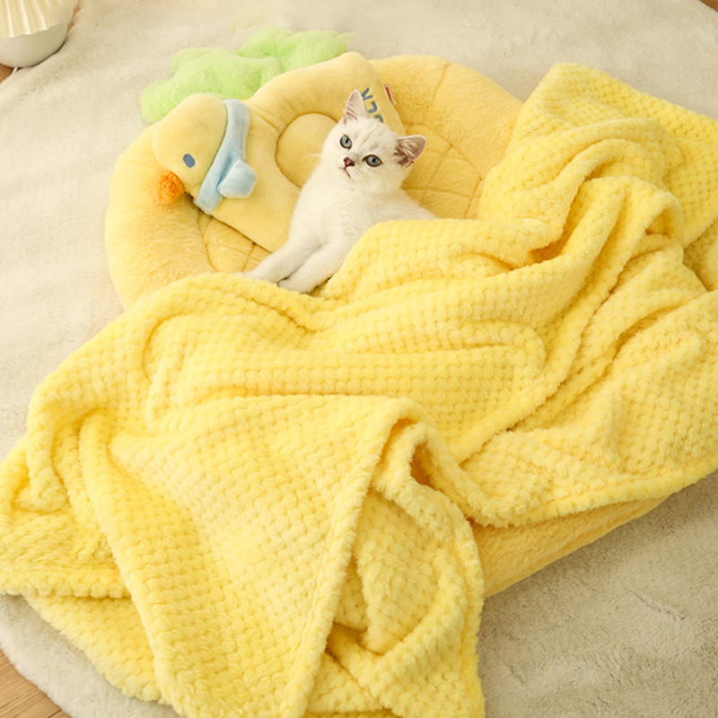 HOOPET Ananassikujuline kassimatt S/M paks lemmikloomapadi Talvine mugav pesa kassidele Kassipoeg kutsikas Hea välimusega koeradiivan Lemmikloomatarbed