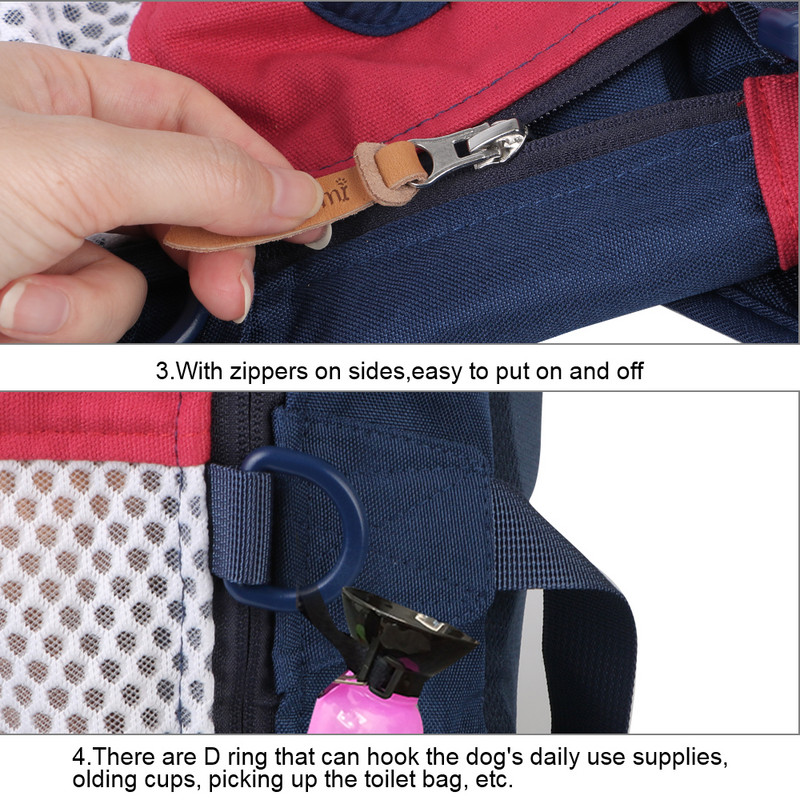 Putovanje na otvorenom za male srednje pse, mačke, buldoge, prijenosna torba za nošenje psića, mačke, pse, ruksak, torba za kućne ljubimce, dvostruka ramena