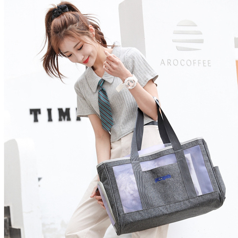 Kućni ljubimac, pas, mačka, torbe na jedno rame, lagana, prijenosna, prozračna mrežasta tkanina, četiri strane, ZRAČNA torbica za pse, izdržljiva potrepština za štene za putovanja