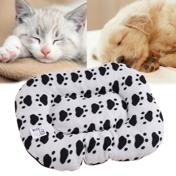 Μαλακό μαξιλάρι για κατοικίδια Coral Fleece Κουβέρτα για κατοικίδια Πατάκι κρεβατιού για κουτάβι Μικρό σκύλο Μαξιλάρι καναπέ για γάτα Home Keep Warm Κάλυμμα ύπνου για γάτα