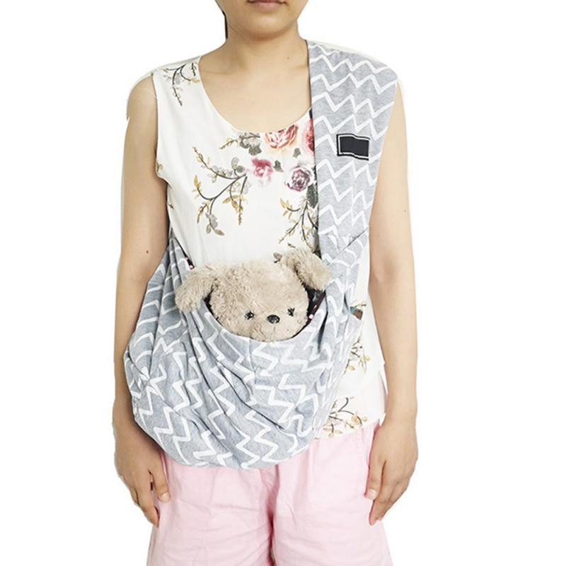Slings Dog Carrier Comfort τσάντα ώμου Εξωτερική τσάντα πτυσσόμενη για κατοικίδια ζώα Ταξιδιωτικές γάτες Tote Αναπνεύσιμο κουτάβι μπροστινό εξωτερικό κάλυμμα