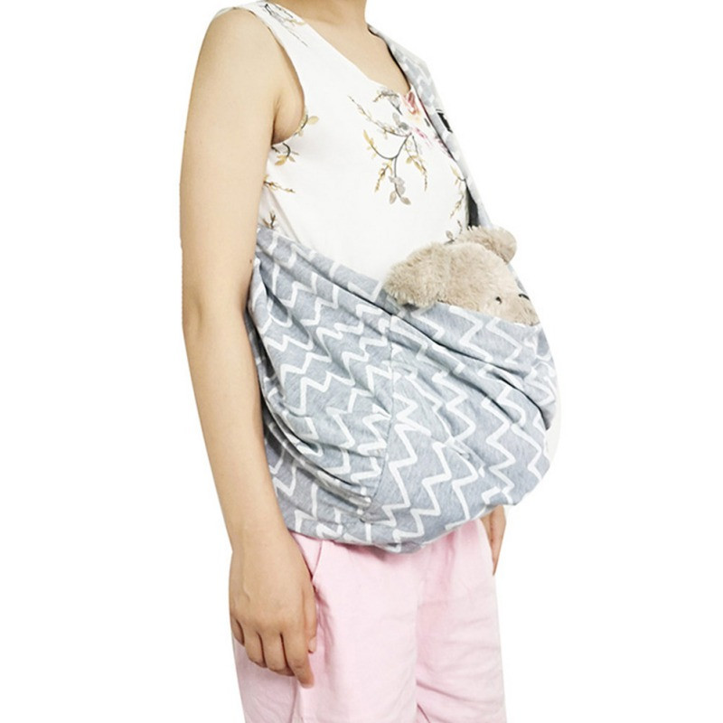 Slings Dog Carrier Comfort τσάντα ώμου Εξωτερική τσάντα πτυσσόμενη για κατοικίδια ζώα Ταξιδιωτικές γάτες Tote Αναπνεύσιμο κουτάβι μπροστινό εξωτερικό κάλυμμα