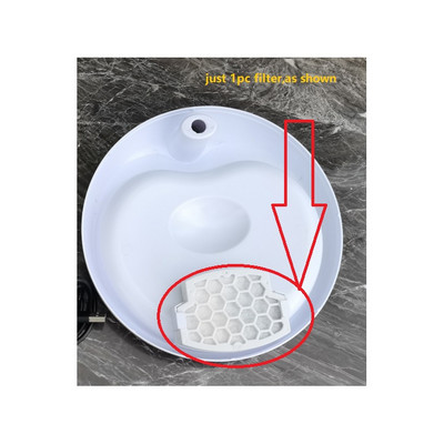 2L fontana za mačke LED plavo svjetlo Automatski dispenzer vode s USB napajanjem Hranilica za mačke Filter za piće za fontanu za mačke