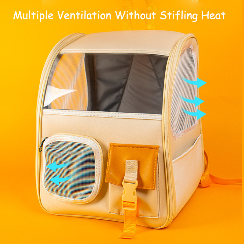 Geantă portabilă pentru transportul animalelor de companie pentru cușcă pentru pisici Geanta rucsac de transport Rucsaci respirabil Geantă Rucsac de călătorie în aer liber pentru pisici Mochila