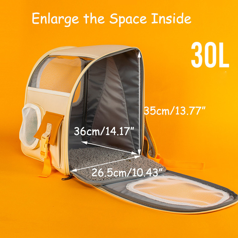 Geantă portabilă pentru transportul animalelor de companie pentru cușcă pentru pisici Geanta rucsac de transport Rucsaci respirabil Geantă Rucsac de călătorie în aer liber pentru pisici Mochila