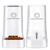 Hrănitor pentru hrană pentru animale de companie și hrănitor de apă Dispozitiv automat de distribuție prin gravitație pentru pisici, câine, pisică, cățeluș