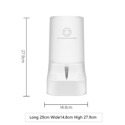 Hrănitor pentru hrană pentru animale de companie și hrănitor de apă Dispozitiv automat de distribuție prin gravitație pentru pisici, câine, pisică, cățeluș