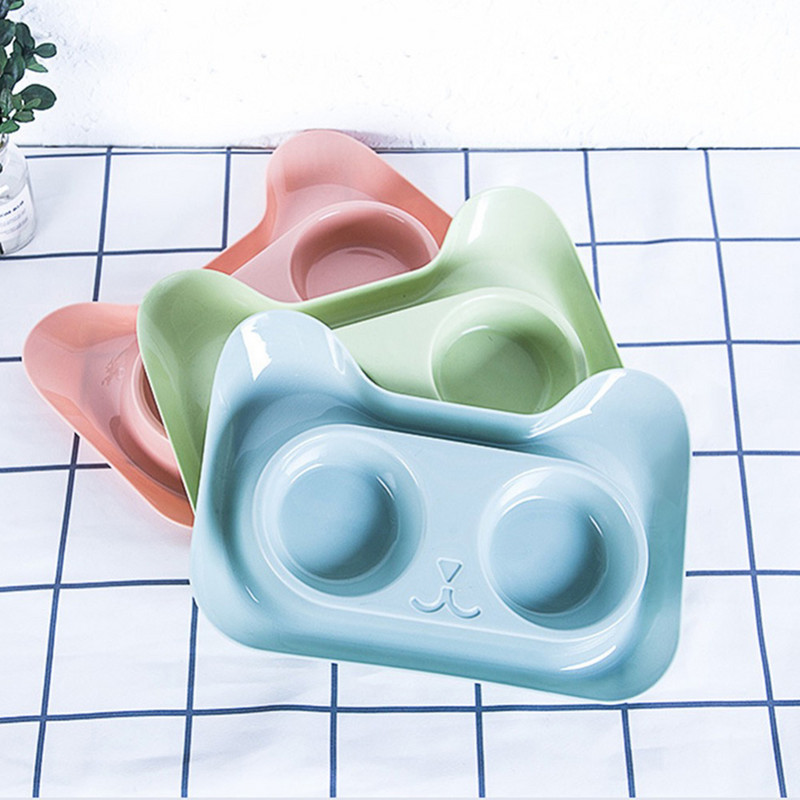 Zdjela za mačke Kreativne dvostruke zdjele za kućne ljubimce Neklizajuća zdjela za pse od nehrđajućeg čelika Zdjela za mačke za vode za kućne ljubimce Hranilica za hranu za kućne ljubimce Pribor za hranjenje pasa za mačke