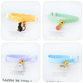 Originalna proljetna mačja ogrlica za pse sa zvončićima, podesivo šareno mače, štene, slatke modne ogrlice, Vogue pribor za kućne ljubimce