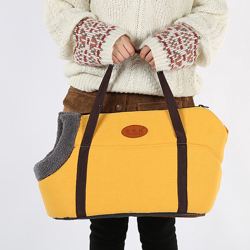 Χειμερινά ζεστά φορητά τσάντα μεταφοράς κατοικίδιων για γάτα