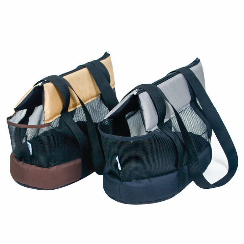 Geantă portabilă din plasă transparentă, ușoară, pentru animale de companie, cu fermoar respirabil, cu centură de siguranță, pentru pisicuțe, cățeluș cu o greutate de până la 5 kg