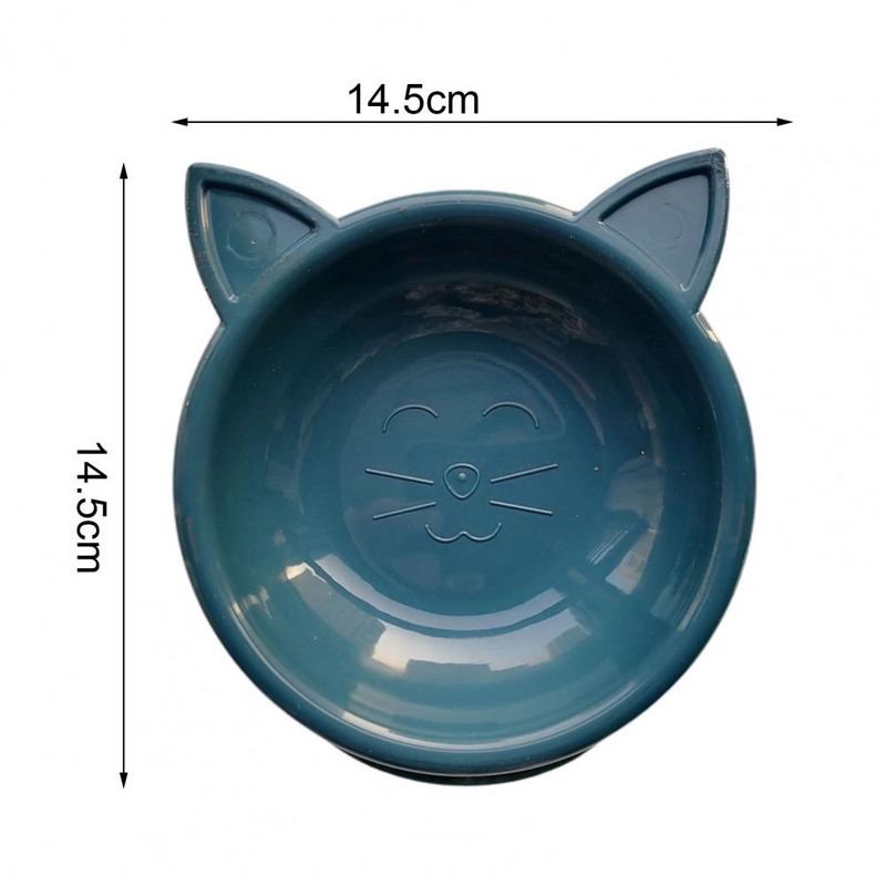 Lemmikloomatoidukauss Kassi näokuju Suure mahutavusega toitmisnõu kassikauss Lemmiklooma vee joogisöötja väikestele koertele