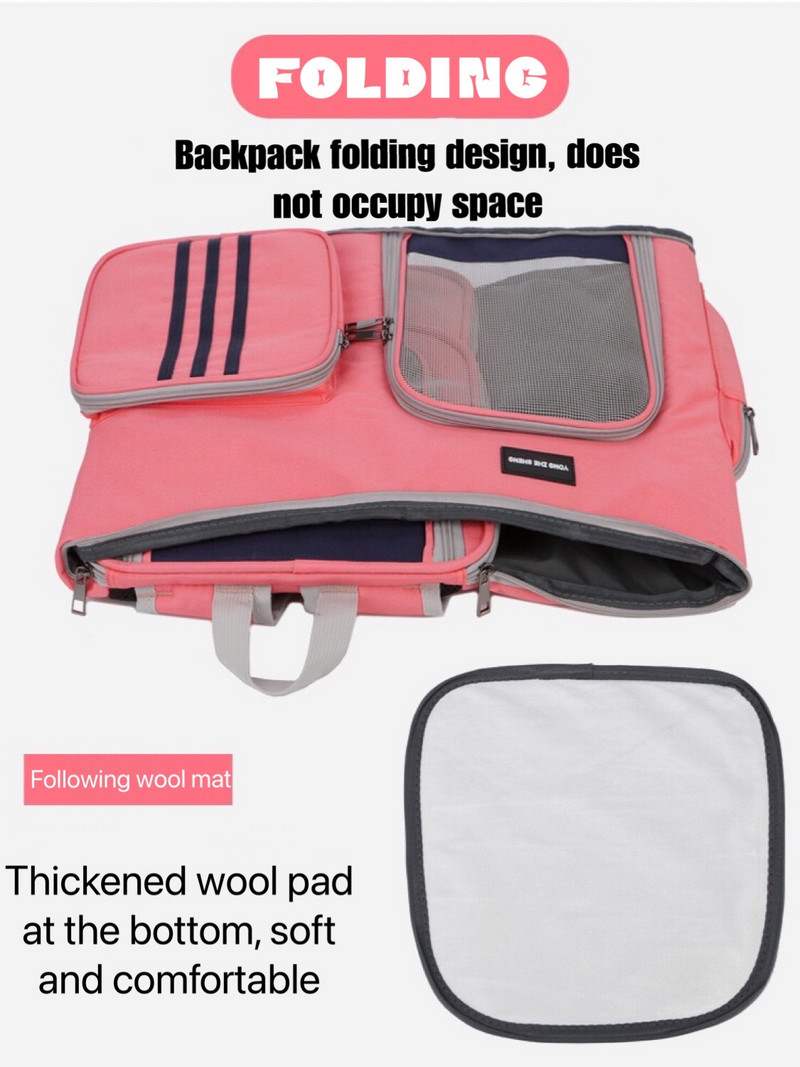 Ljetni novi modni prozračni ruksak za kućne ljubimce, trendi putovanja na otvorenom, sklopiva torba za mačke velikog kapaciteta, svemirska kapsula, torba za kućne ljubimce