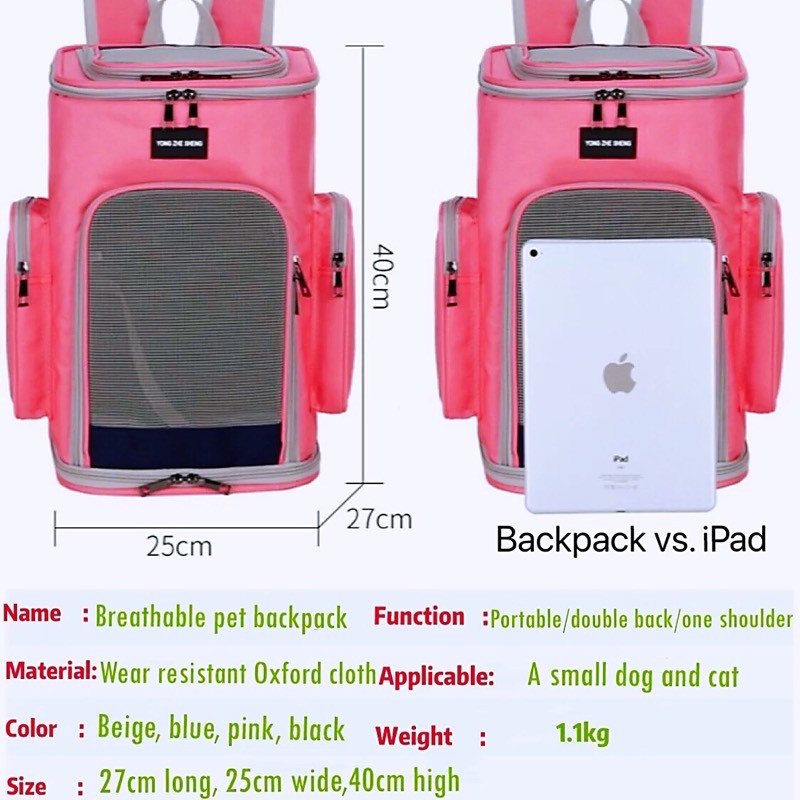 Ljetni novi modni prozračni ruksak za kućne ljubimce, trendi putovanja na otvorenom, sklopiva torba za mačke velikog kapaciteta, svemirska kapsula, torba za kućne ljubimce