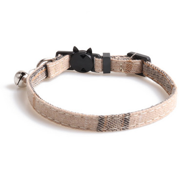 În carouri Animale de companie Accesorii pentru guler pentru pisici Savete reglabile pentru pisoi Colier drăguț cu fundă Chihuahua Cataramă de siguranță Cățeluș iepuri