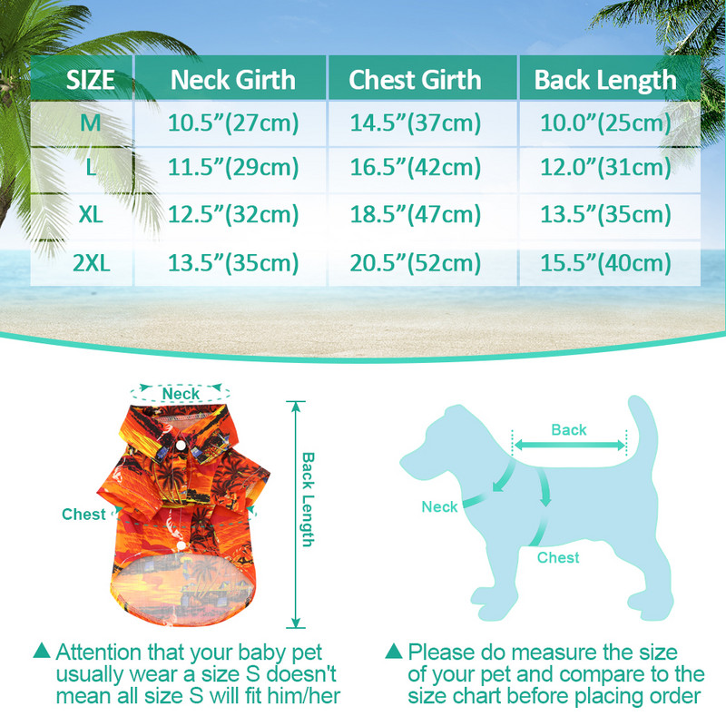 Hawaii stiilis kassisärgid Suvised rannariided Vest Lemmiklooma lilleline T-särk väikestele suurtele koertele kassidele Chihuahua kutsika lemmikloomatarbed