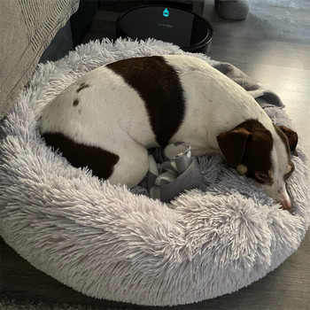 Σούπερ μαλακό κρεβάτι για σκύλους βελούδινο ματ γάτας Κρεβάτια σκυλιών για μεγάλα σκυλιά Κρεβάτι Labradors House Στρογγυλό μαξιλάρι για κατοικίδια Αξεσουάρ προϊόντος