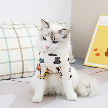 Άνοιξη Καλοκαίρι για γάτες Clthoes Universal για μικρές γάτες Πουλόβερ Μαλακό μπλουζάκι Puppy Dog Pet Ρούχα Γάτες Προμήθειες Πουκάμισο για γάτες