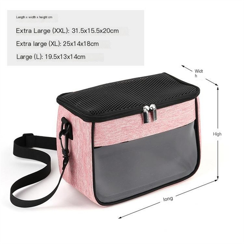 Potrepštine za kućne ljubimce Torba za izlete za male ljubimce Prijenosna vjetrootporna torba za van na jedno rame Messenger torba za kućne ljubimce Kavez za hrčke