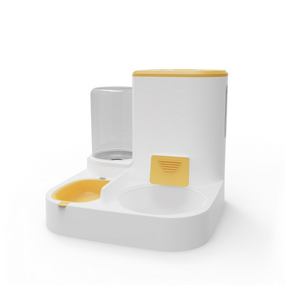 Kačių dubenėlio automatinis tiektuvas su vandens dozatoriumi naminių gyvūnėlių maisto konteinerių tiektuvas Didelės talpos maisto laikymo dėžutė katėms šerti dubenėlius