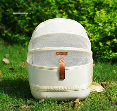 Geantă de transport pentru pisici Geanta de umăr pentru animale de companie în aer liber Rucsac, portabil, respirabil, saci de călătorie din plasă pentru câini de talie mică, pisici, cățeluș