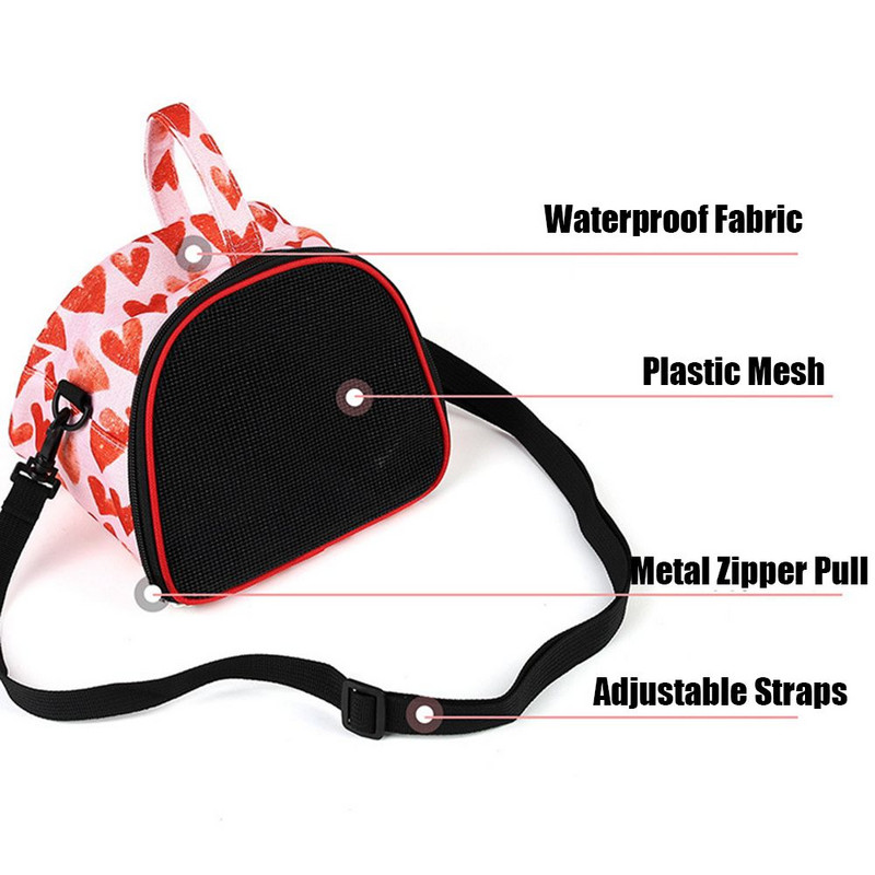 Slatka ruka - držana za putovanja na otvorenom - jednostruka torba za nošenje hrčaka na ramenu Torba za hrčke Torba za kućne ljubimce Ruksak