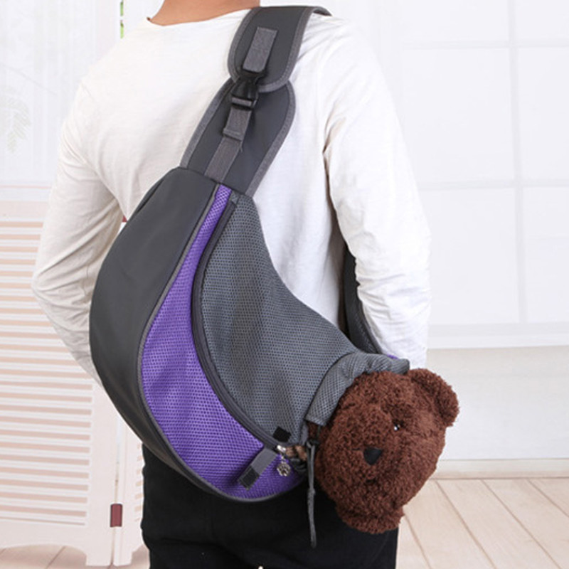 Animal de companie, câine, pisică, sling purtător, respirabil, pentru călătorii, în siguranță, pentru cățel, pisicuță, în aer liber, plasă, Oxford, un singur confort, geantă de mână.