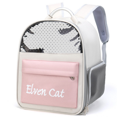 Geantă de transport pentru rucsac pentru pisici, portabil, respirabil, pentru călătorie în aer liber, pentru rucsac, pentru pisici, câini de talie mică, accesorii pentru animale de companie