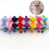 Κολιέ με παπιγιόν γάτας Δημοφιλή κολάρο για γάτες με ρυθμιζόμενο κολάρο κατοικίδιων κολάρο κουταβιών για προϊόντα κατοικίδιων ζώων που περπατούν για σκύλους