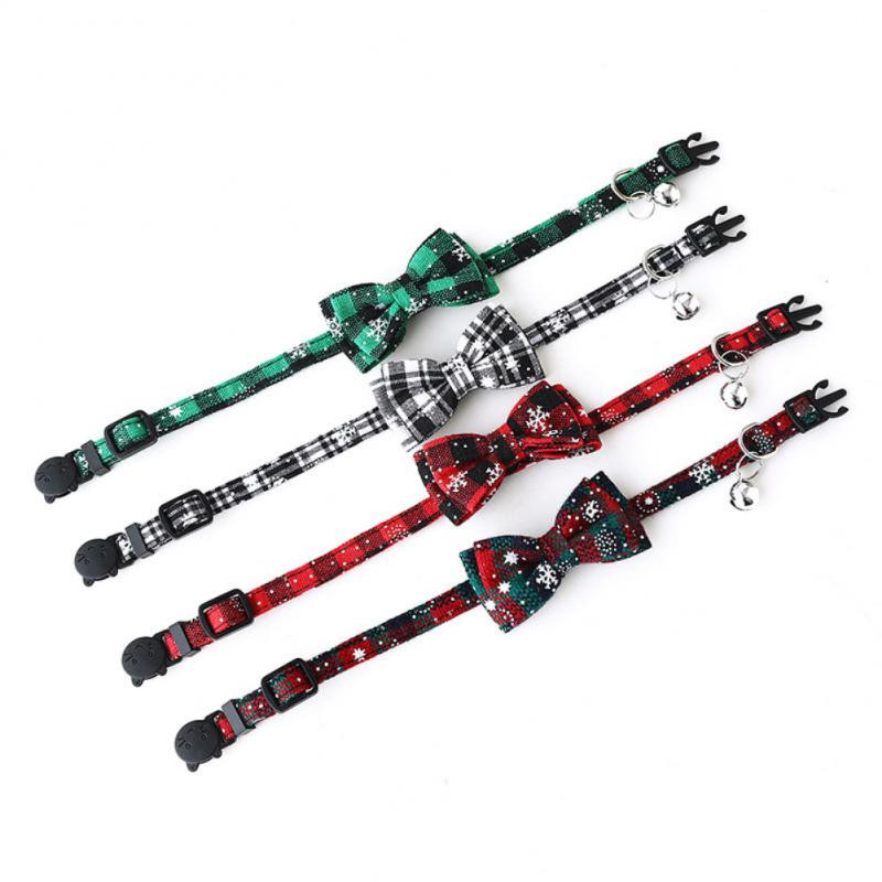 1 buc 2022 Seria de Crăciun Guler pentru animale de companie Arc fulg de zăpadă Guler pentru câine Papion pentru pisică Colier pentru animale de companie Accesorii pentru câini
