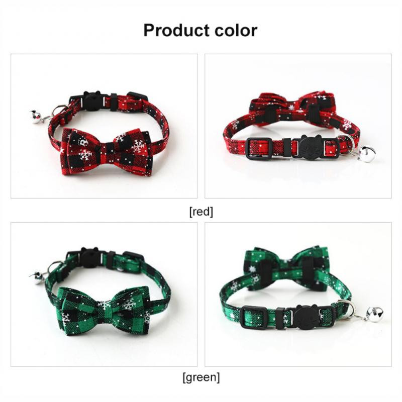 1 buc 2022 Seria de Crăciun Guler pentru animale de companie Arc fulg de zăpadă Guler pentru câine Papion pentru pisică Colier pentru animale de companie Accesorii pentru câini