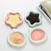 STCPA din ceramică pisică castron pentru câini vas formă drăguță fără vărsare hrană pentru animale de companie hrănitor cu apă pentru cățeluș castron mic pentru animale de companie