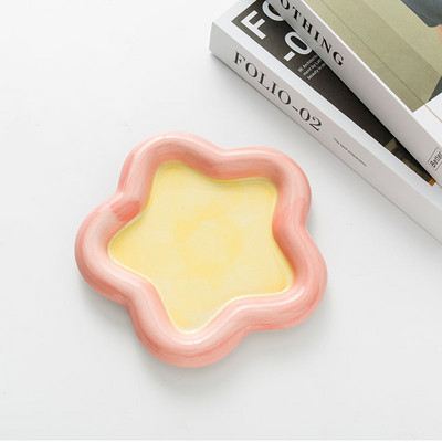 STCPA din ceramică pisică castron pentru câini vas formă drăguță fără vărsare hrană pentru animale de companie hrănitor cu apă pentru cățeluș castron mic pentru animale de companie