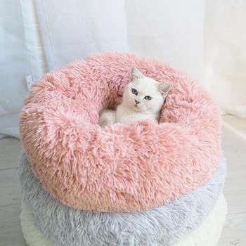 Μαλακό και χαδιάρικο βελούδινο κρεβάτι - για γάτα και σκύλο