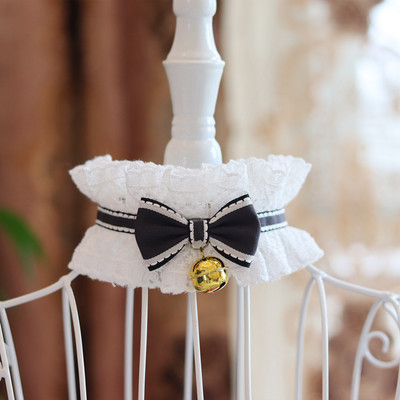 Guler elegant cu fundă pentru pisici Crăciun cu clopoțel câine colier bandană pentru animale de companie eșarfă accesorii pisici Decorare pentru cadou de Anul Nou