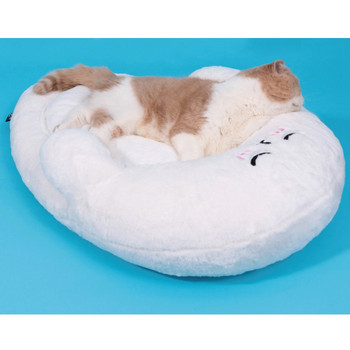 Legendog Cat Cushion Bed House Soft Cute Seal Shaped Puppies Bed Pet Bed For Kitten Pet Sleeping Bag Cushion Pet Supplies