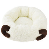 Lung Pcute Lush Pat pentru animale de companie Pat super moale pentru câini Canisă rotundă iarnă cald dormit cățeluș pernă covoraș portabil pentru pisici