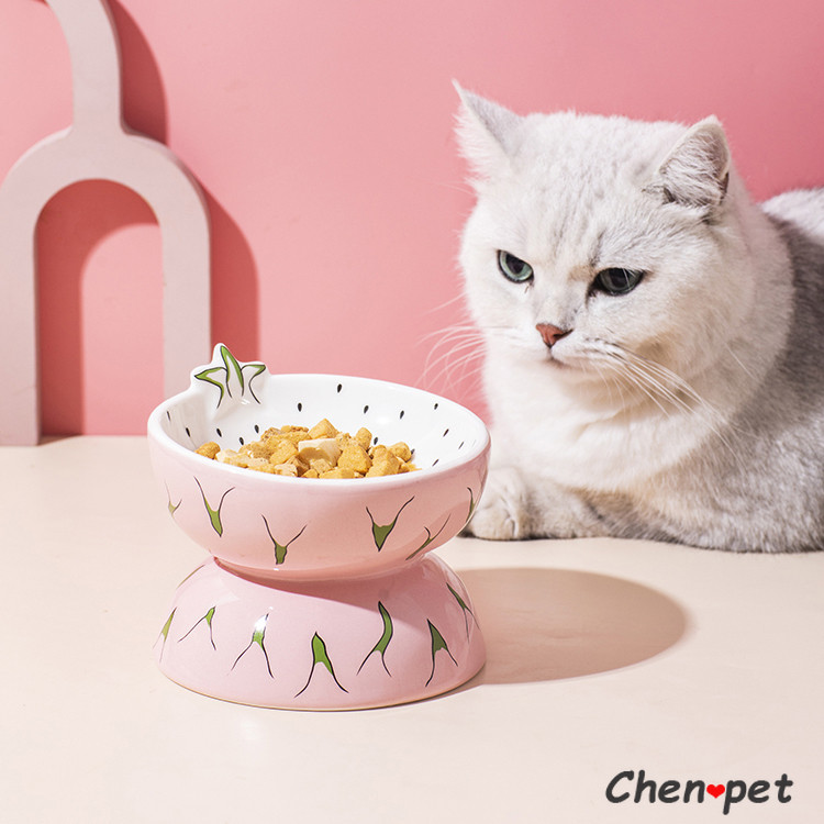 Νέα σχέδια Χαριτωμένα σχήματα φρούτων Μπολ για τροφές για κατοικίδια Κεραμικά Μπολ Καρπούζι λεμόνι για γάτες Μικρές τροφές για σκύλους Τροφοδοσία νερού Προμήθειες για κατοικίδια