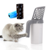 Scooper απορριμμάτων γατών Pet Sifter Hollow Neater Scoop Dog Sand Cleaning Pet Scooper Σκουπιέρα για γάτες Δίσκος Κουτί για σκούπες Pet Clean Προϊόντα