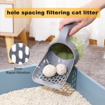 Лопатка за котки Pet Litter Sifter Hollow Neater Scoop Dog Sand Cleaning Pet Scooper Котки Tray Box Scoopers Продукти за почистване на домашни любимци