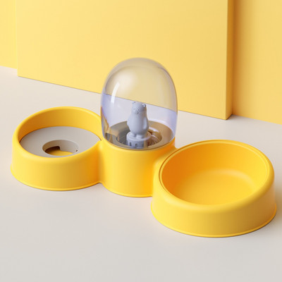 Uus armas multikas roostevabast terasest koerakauss kassikauss topeltkauss, suure mahutavusega automaatne libisemisvastane toit, veekauss Lemmikloomatarbed