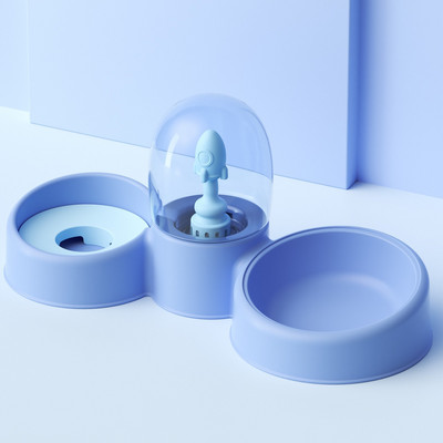 Uus armas multikas roostevabast terasest koerakauss kassikauss topeltkauss, suure mahutavusega automaatne libisemisvastane toit, veekauss Lemmikloomatarbed