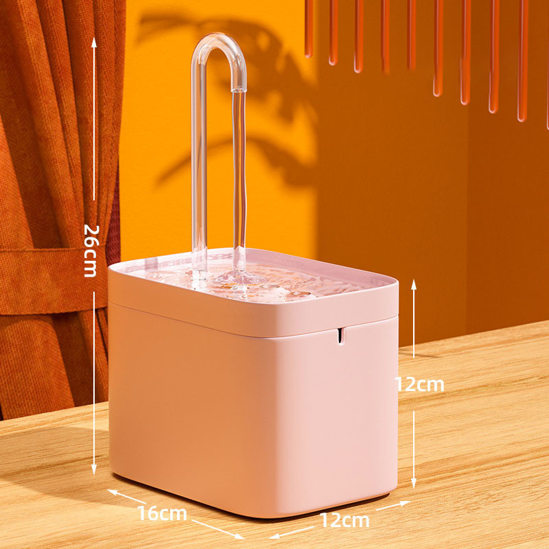 Square Cat Water Dispenser Αμερικανικές και Ευρωπαϊκές προδιαγραφές Μεγάλης χωρητικότητας αυτόματης κυκλοφορίας καθολική σίγαση