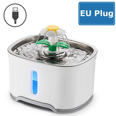 Lemmikloomakauss koeratarvete jaoks joogivee purskkaev elektriline automaatne veekauss kassisöötja jaoturi jaoks LED-ekraan