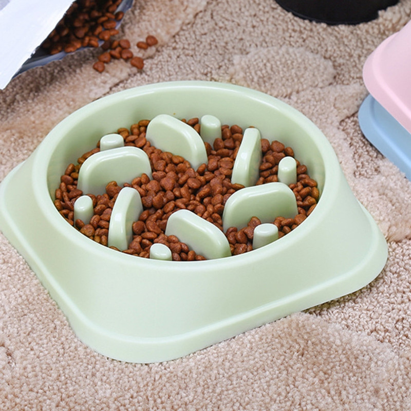 Slow Feeder Boluri pentru pisici Fun Slow Feed Interactiv Balonare Stop Puzzle Cat Bowl Healt