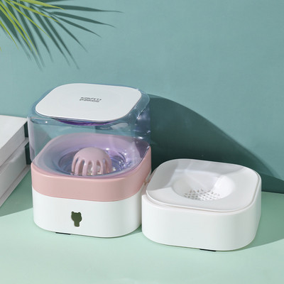 MADDEN Dogs Automatic Feeder 3 IN 1 Cat Bowls Water Fountain Indoor Kitten Feeding Drinker Χωρητικότητα φίλτρου Δοχείο τροφοδοσίας κατοικίδιων