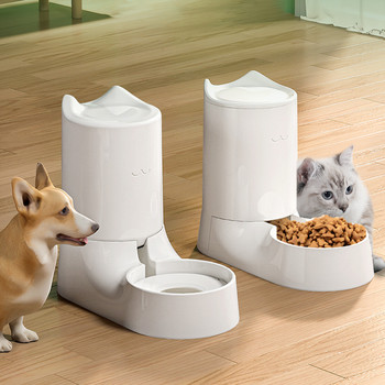 Домашна котка Автоматична хранилка за питейна вода Разглобяема купа Диспенсер за вода Хранене на храна за домашни кучета Контейнер Консумативи за домашни любимци